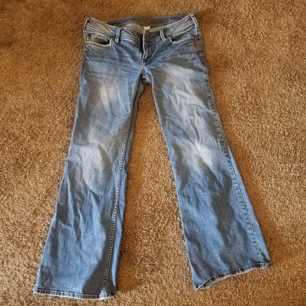 Womens silver jeans
